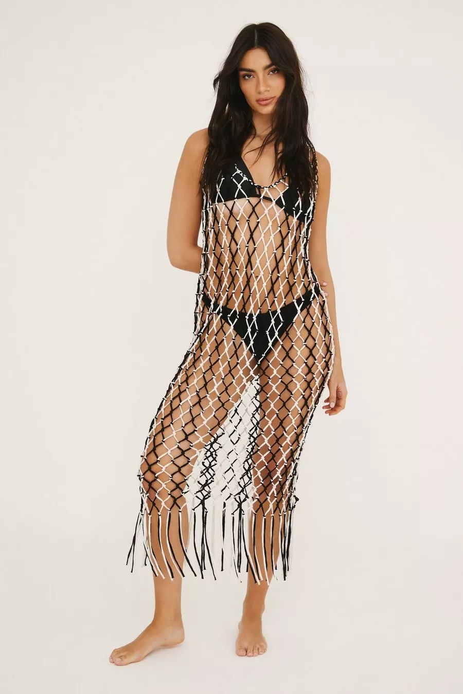 Knot Macrame Tassel Beach Dress | Nasty Gal US