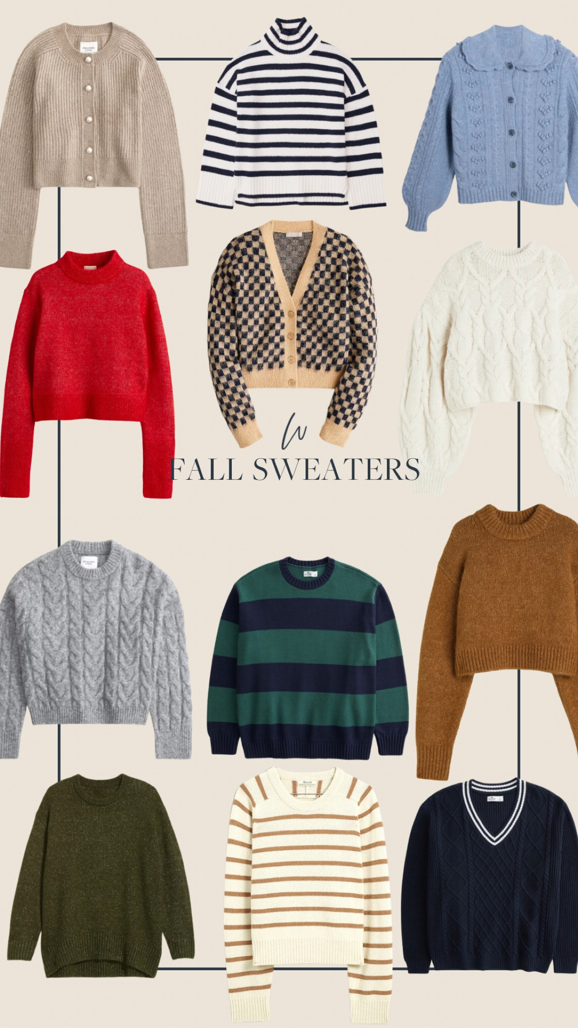 fall sweaters, striped sweaters, cable-knit sweaters, fall staple sweaters, capsule wardrobe, red sweater, Abercrombie sweaters 

#LTKxMadewell