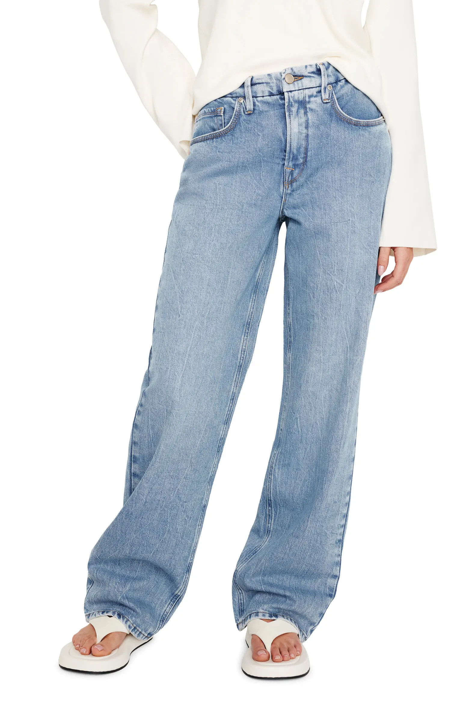 Good American Good 90s Straight Leg Jeans | Nordstrom | Nordstrom