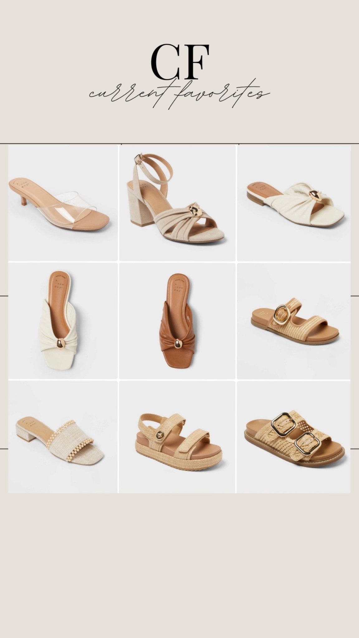 New Spring Shie styles from Target
Build your Spring shie wardrobe for less with these designer inspired styles for a fraction of the cost! 


#LTKSeasonal