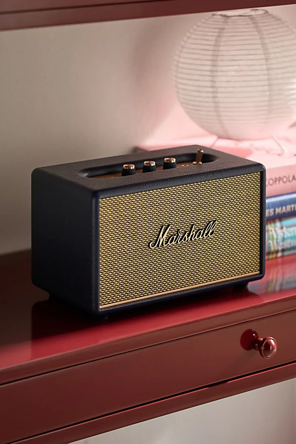 Marshall Acton III Bluetooth Speaker in Navy at Urban Outfitters | Urban Outfitters (US and RoW)