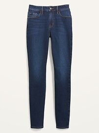Mid-Rise Dark-Wash Pop Icon Skinny Jeans for Women | Old Navy (CA)