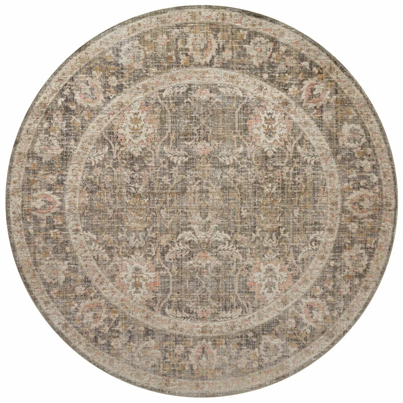 Chris Loves Julia x Loloi Rosemarie Oriental Sage/Blush/Off White Area Rug | Wayfair North America