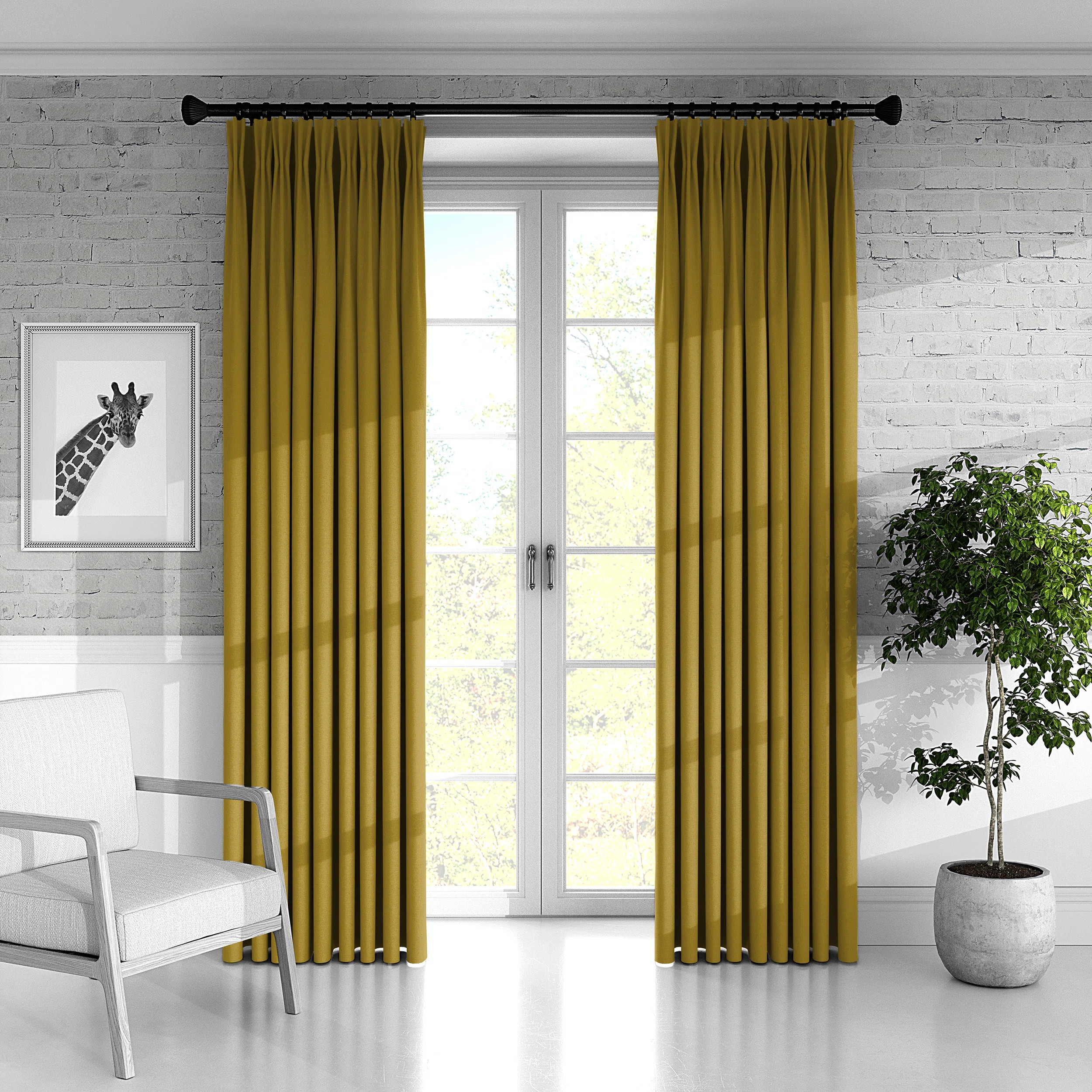 Plush Room Darkening Pinch Pleat Single Curtain Panel | Wayfair North America