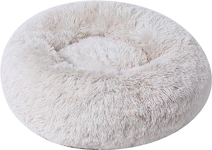 BinetGo Dog Bed Cat Bed Cushion Bed Faux Fur Donut Cuddler for Dog Cat Joint-Relief and Improved ... | Amazon (US)