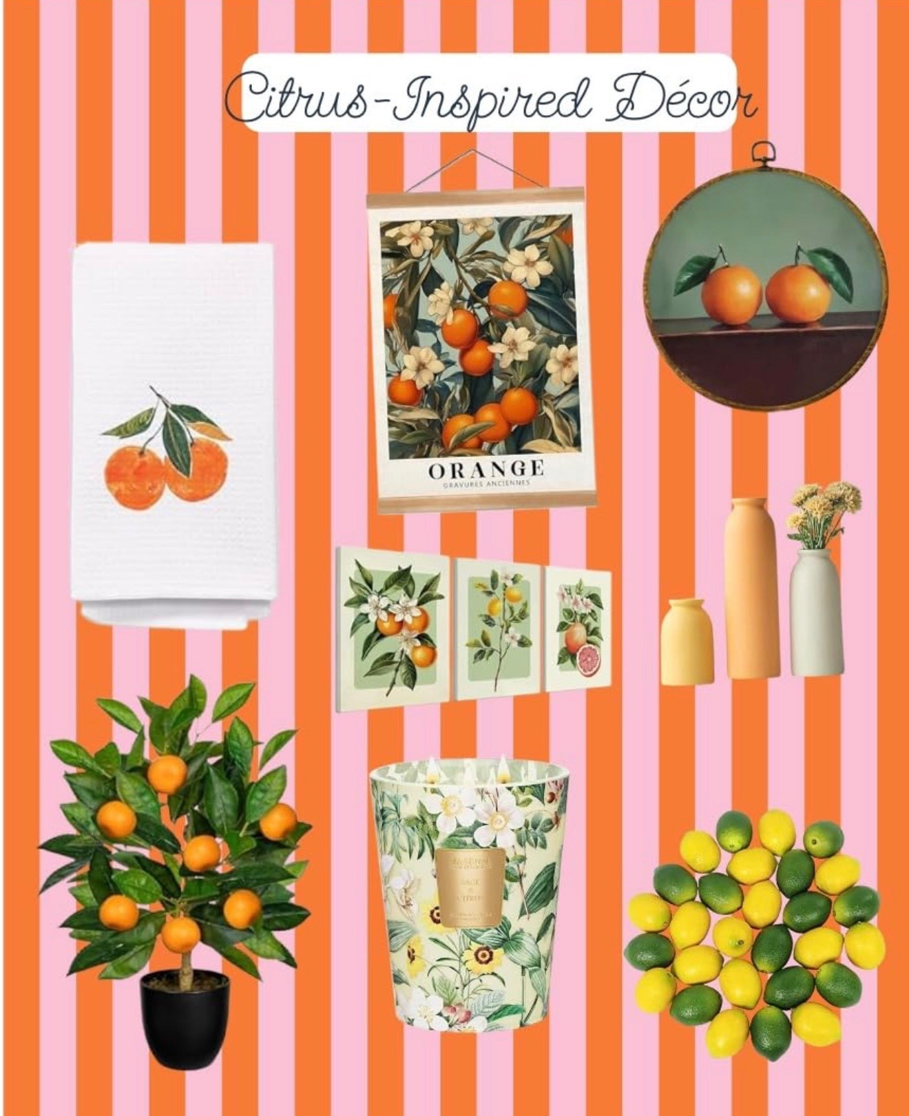 I’m loving the pop of fun citrus accents to brighten my home for the warm weather! All linked ✨

#LTKHome #LTKSeasonal