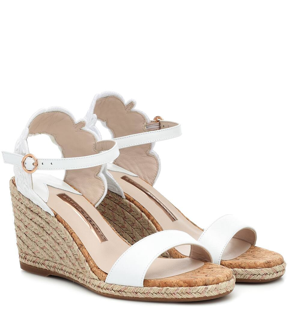Cassia leather espadrille wedges | Mytheresa (US/CA)