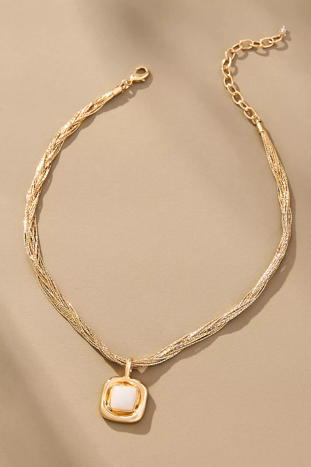 Layered Chain Pendant Necklace | Anthropologie (US)