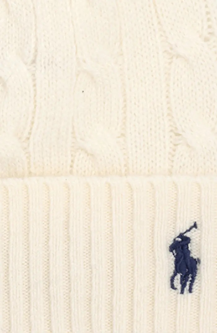 Wool Cashmere Cable Beanie | Nordstrom