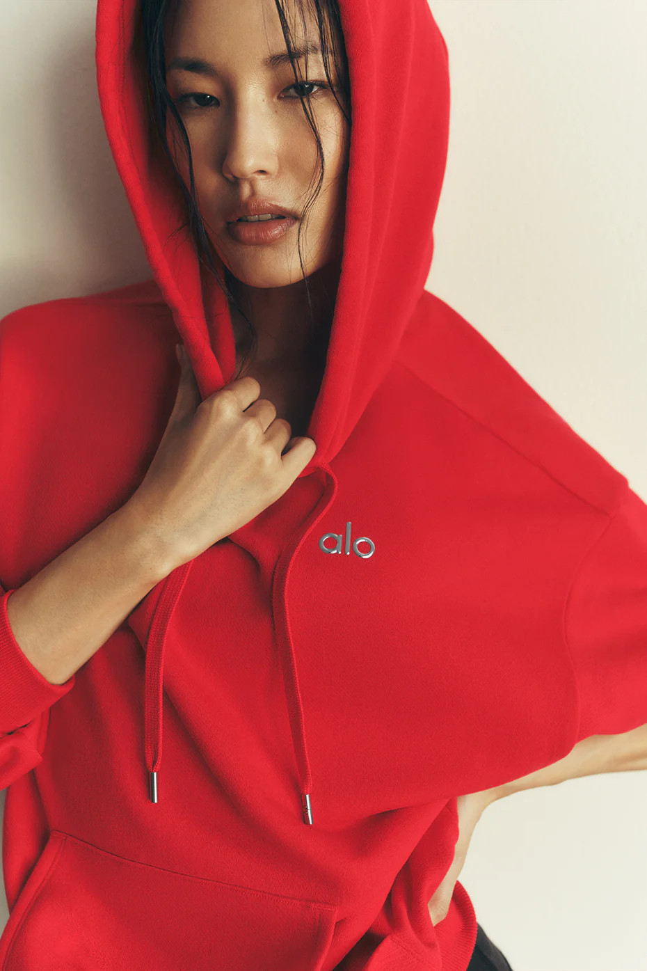 ALO | Accolade Hoodie in Bright Red, Size: 2XL | Alo Yoga (US)