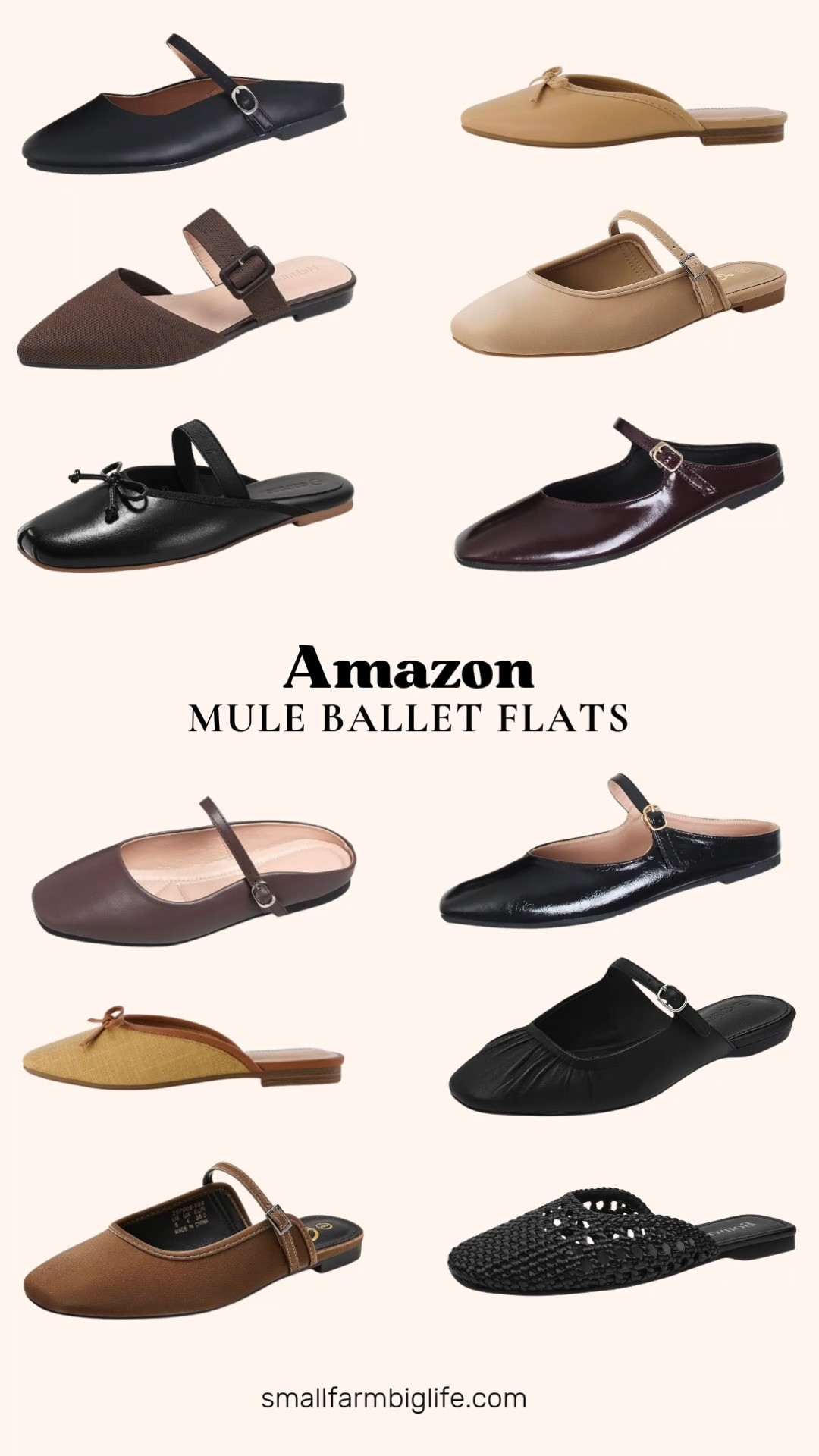 Mule flats are one of my favorite shoe trends for summer into fall. They are comfortable, easy to slip on, and work for the office, casual days, or dressier occasions.
The tan and brown Mary Jane mule flats have a square toe and an adjustable strap. They are backless, cushioned, lightweight, and breathable, so they work well for everyday wear.
For a pointed toe option, the coffee brown mules are backless with a wide width fit, great for anyone who wants a little extra room.
The black Mary Jane ankle strap ballet flats have a retro look with a breathable hollow design, perfect for driving, office days, or dressy occasions like a wedding or date night.
The brown leather Mary Jane flats have a buckle strap and a soft, square toe design that feels office appropriate but still retro and stylish.
For a dressier option, the burgundy and black patent mules are made from microfiber leather with an adjustable buckle strap and closed toe, elegant enough for work or a night out.
The tan and raffia bow mules have memory foam cushioning for all day comfort, and the black woven mules bring a breathable, textured look that is casual and easy to style.
Rounding it out, the black pleated Mary Jane mules have a soft, closed toe silhouette that pairs well with both pants and skirts.
#muleflats #maryjaneflats #comfortableflats #amazonfashionfinds #falltransition 

 #LTKootd #LTKOver40 #LTKWorkwear