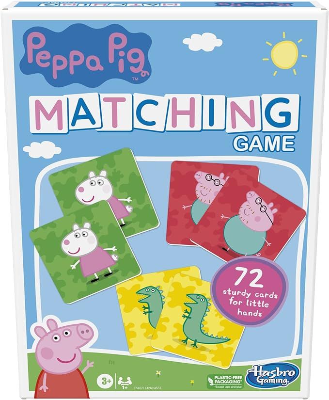 Peppa Pig Matching Game for Kids Ages 3 and Up, Fun Preschool Game for 1+ Players | Amazon (US)