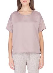 Satin Boxy Tee | Bobeau