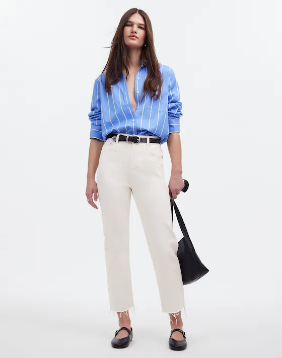The '90s Straight Crop Jean | Madewell | Madewell