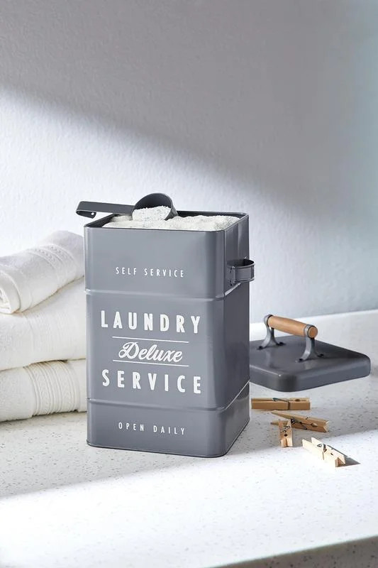 Better Homes & Gardens Large Metal Laundry Holder, Detergent Metal Holder, Metal Laundry Caddy - ... | Walmart (US)