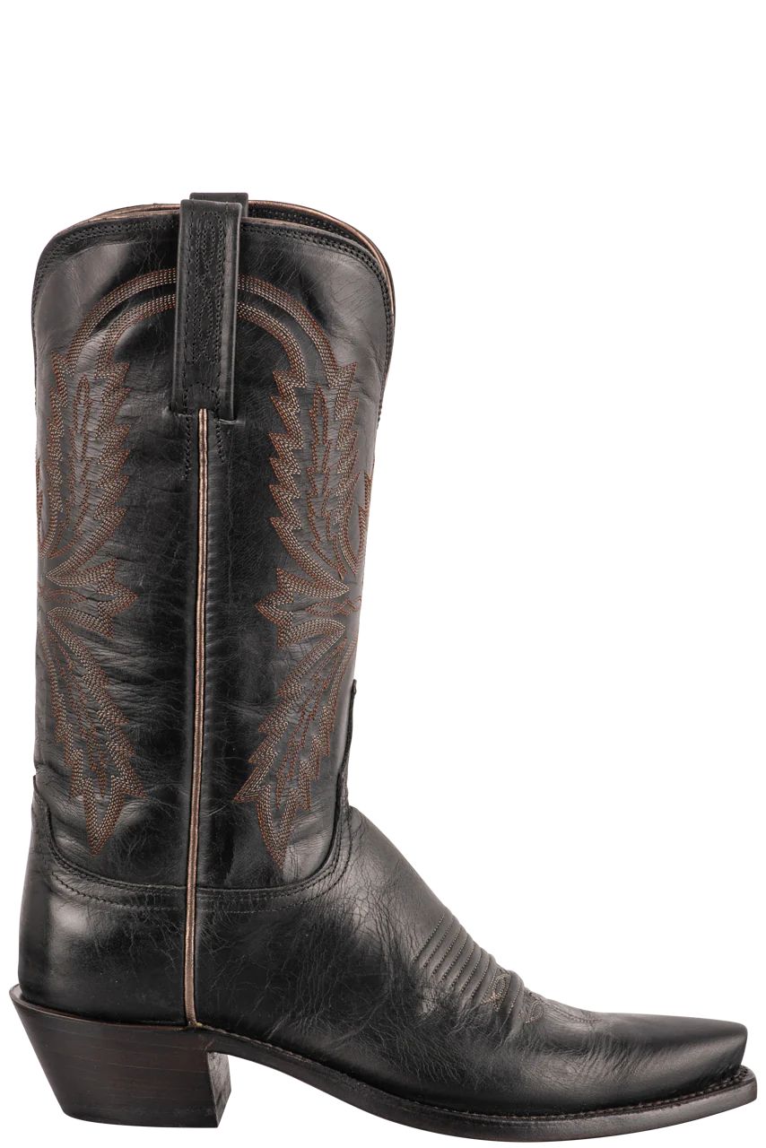 Lucchese Women's Black Savannah Cowgirl Boots | Pinto Ranch | Pinto Ranch