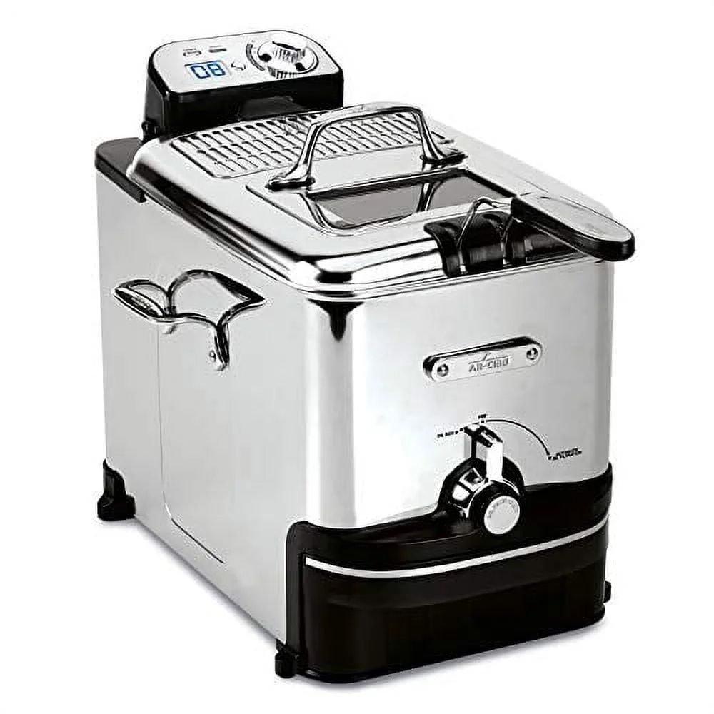 All-Clad Ez Clean Pro Deep Fryer&nbsp;with Digital Timer and Oil Filtration System, 3.5 liter | Walmart (US)