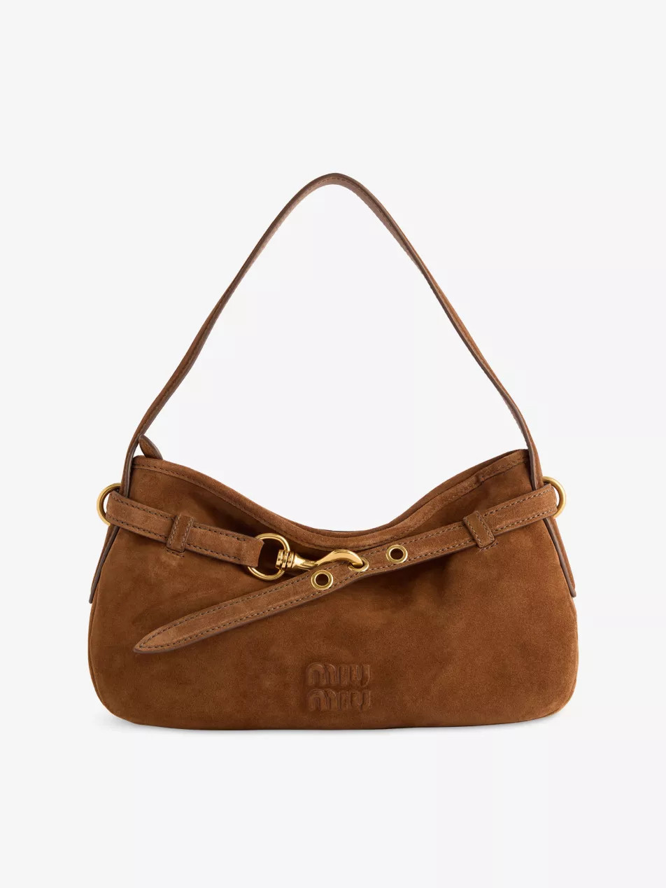 Aventure Suede Top Handle Bag | Selfridges