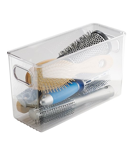iDesign Bath Organization Clear - Clear Bathroom Storage Bin | Zulily