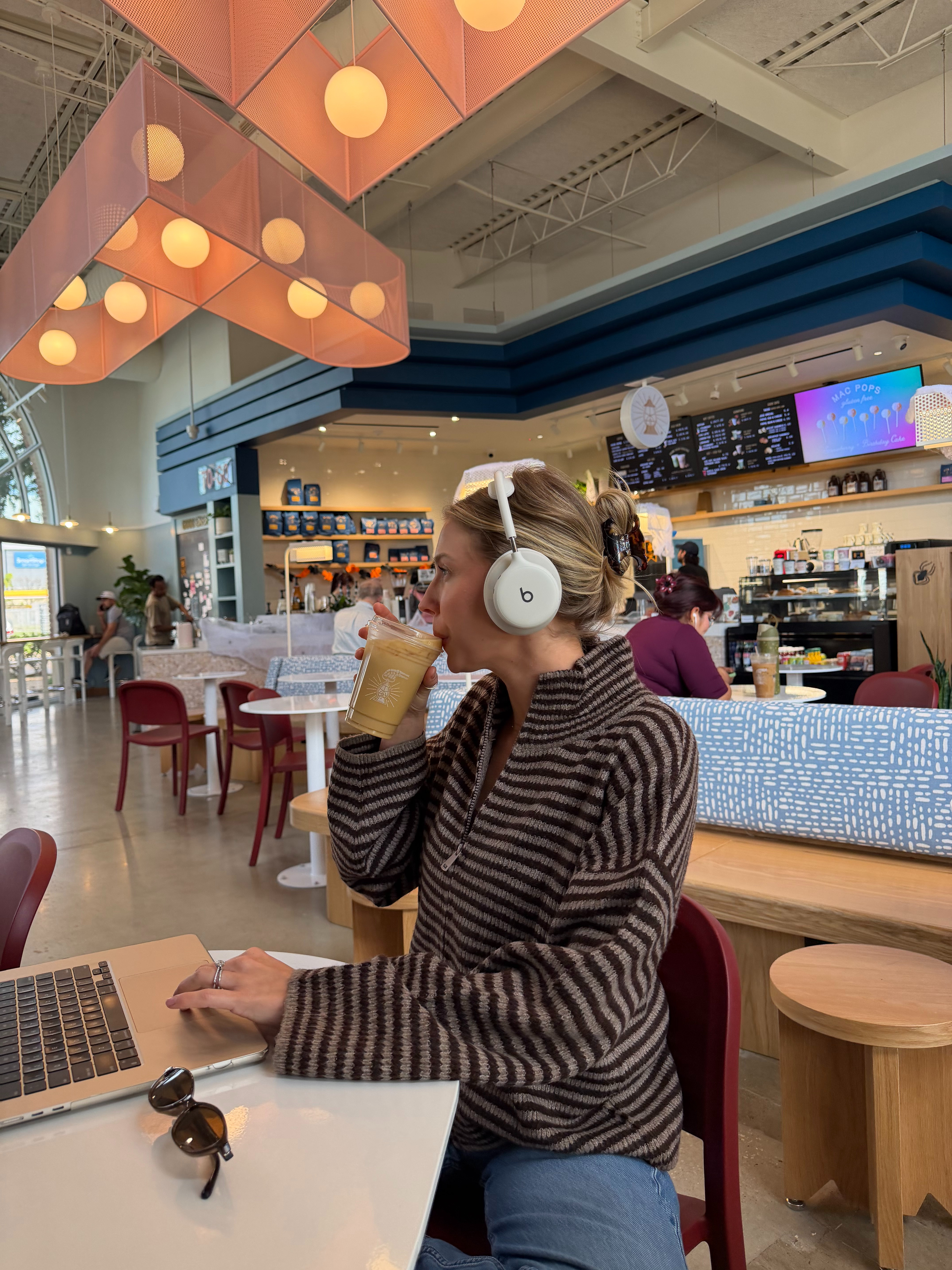 Loving these noise cancelling headphones - perfect for work days at the coffee shop! Also comfy and chic. The cushions are interchangeable!  

 #LTKootd #LTKmomlife