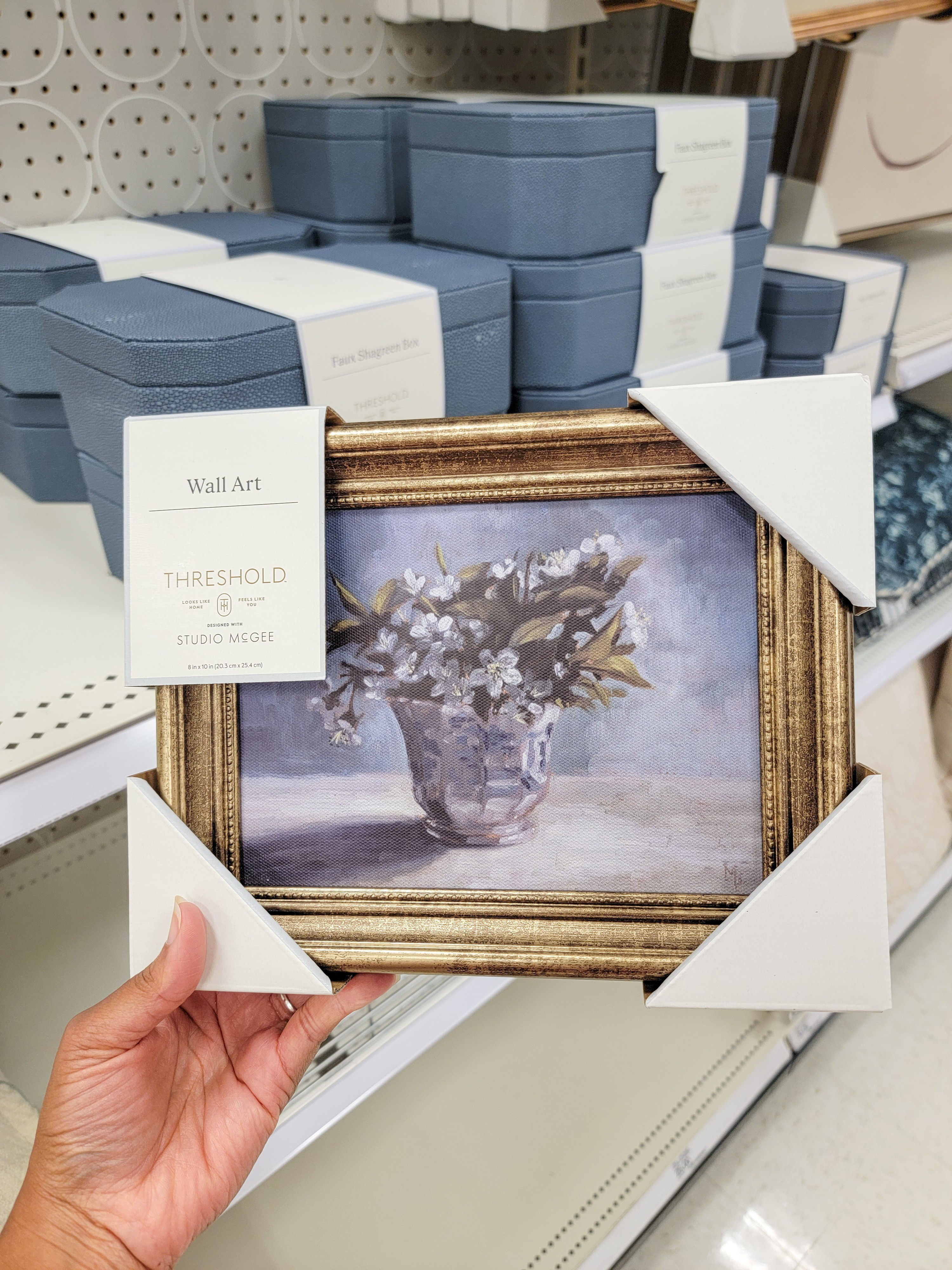 Run!!! This pretty framed canvas is only $9 bucks at target. Love the blue. 💙 Perfect for kitchen or entryway styling. 

#LTKHome #LTKSaleAlert #LTKStyleTip