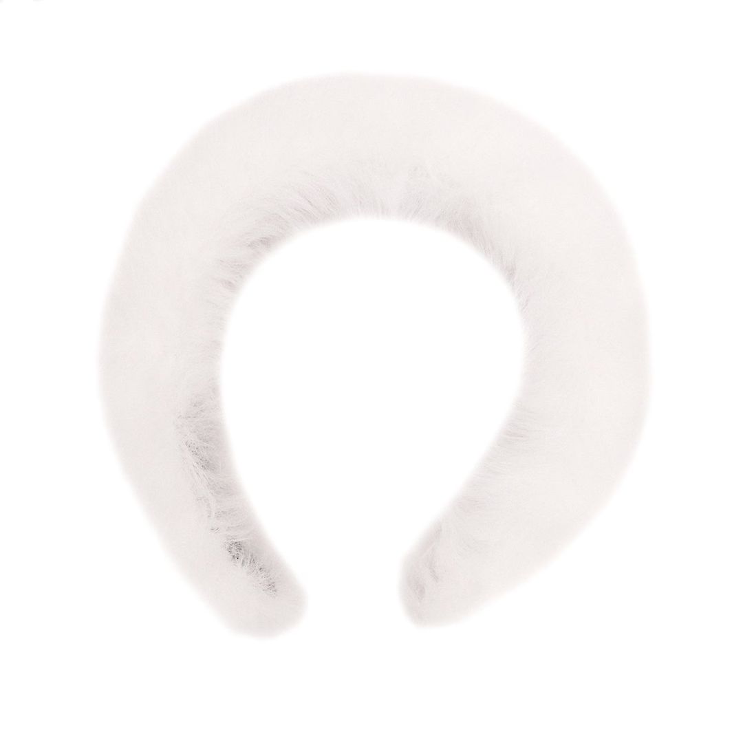 Faux Rex Rabbit Fur Hairband - Soft Faux Fur Headband - Women's Hair Accessory - Vegan Fluffy Fur... | Etsy (US)