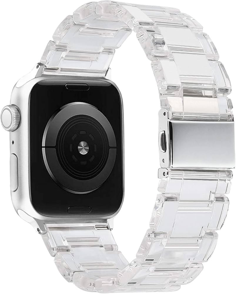 V-MORO Lightweight Bands Compatible with Apple Watch Band 49mm Ultra Series 10/9/8 Fashion Resin ... | Amazon (US)