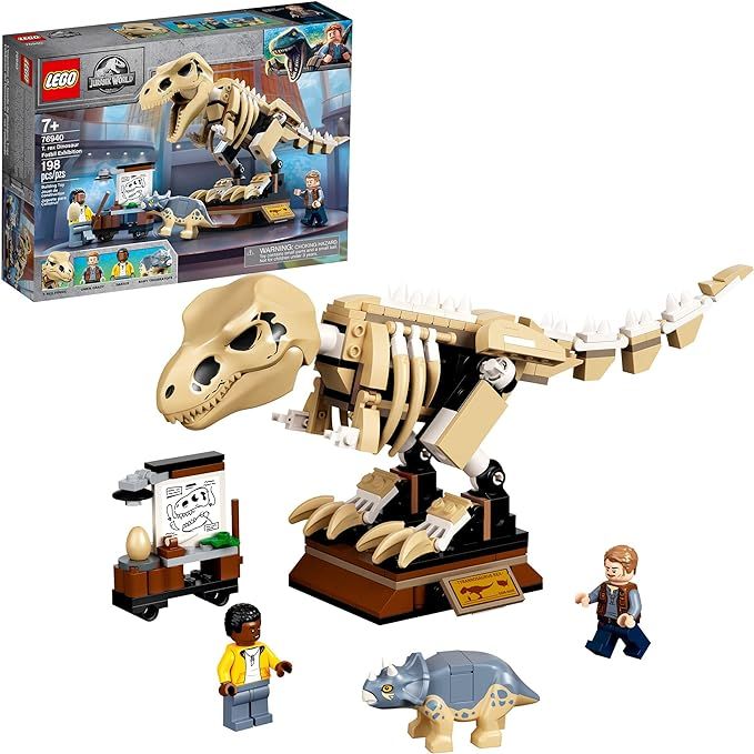 LEGO Jurassic World T. rex Dinosaur Fossil Exhibition 76940 Building Kit; Cool Toy Playset for Ki... | Amazon (US)