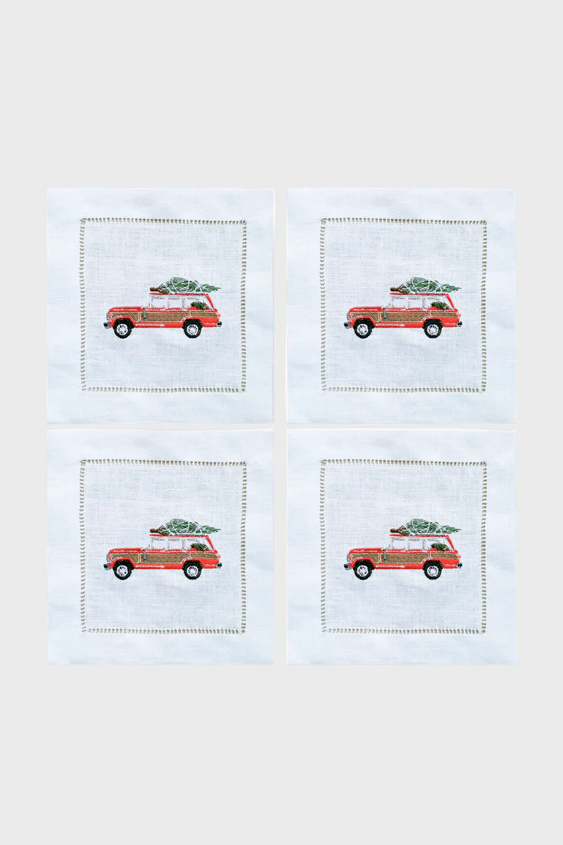 Woody Tree Cocktail Napkins (Set of 4) | Tuckernuck (US)