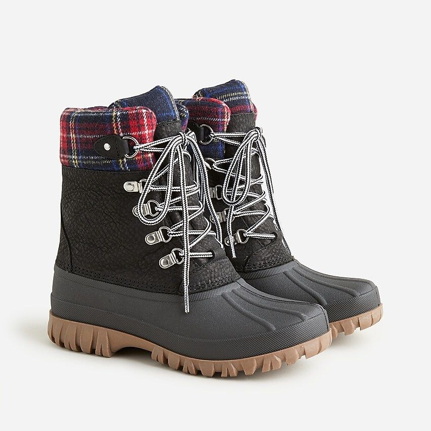 Perfect Winter boots with plaid | J.Crew US