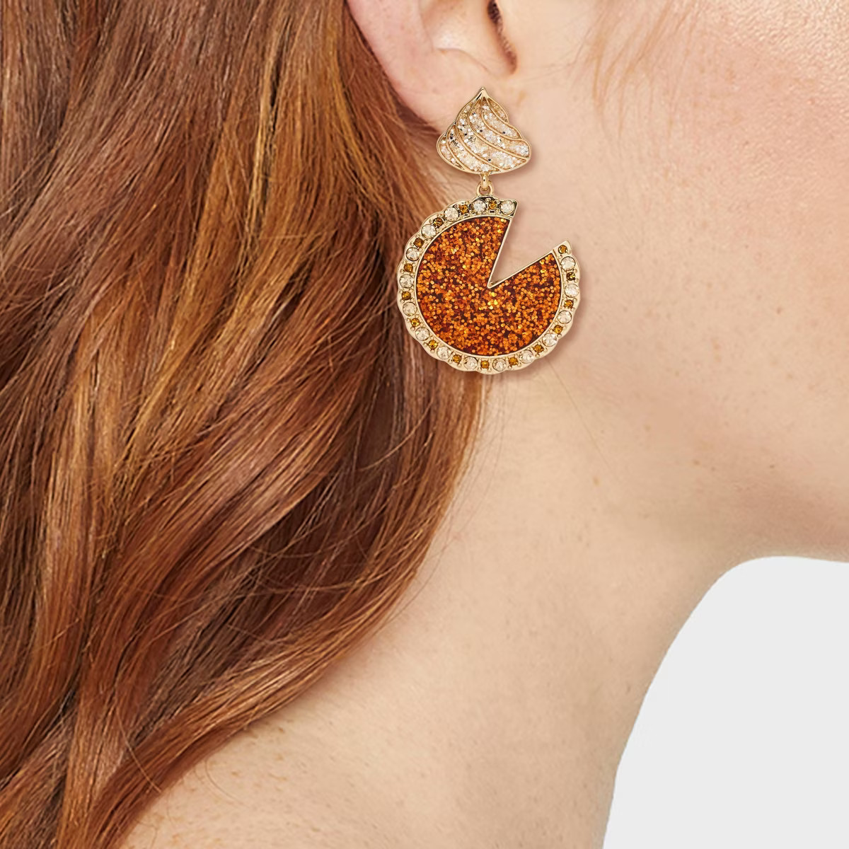 SUGARFIX by BaubleBar "Cutie Pie" Drop Earrings - Orange | Target