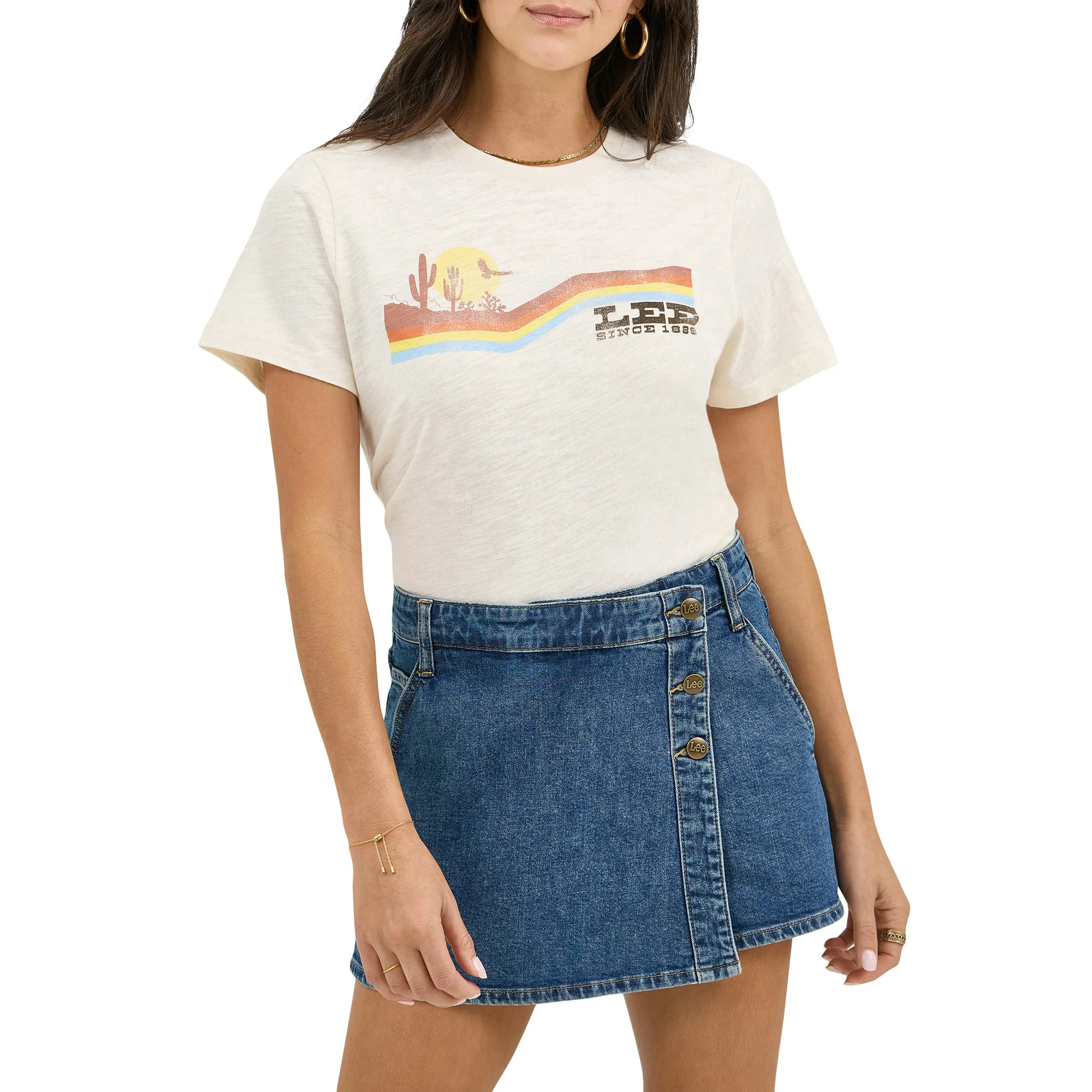 Lee® Women's Regular Fit Short Sleeve Graphic Tee | Walmart (US)