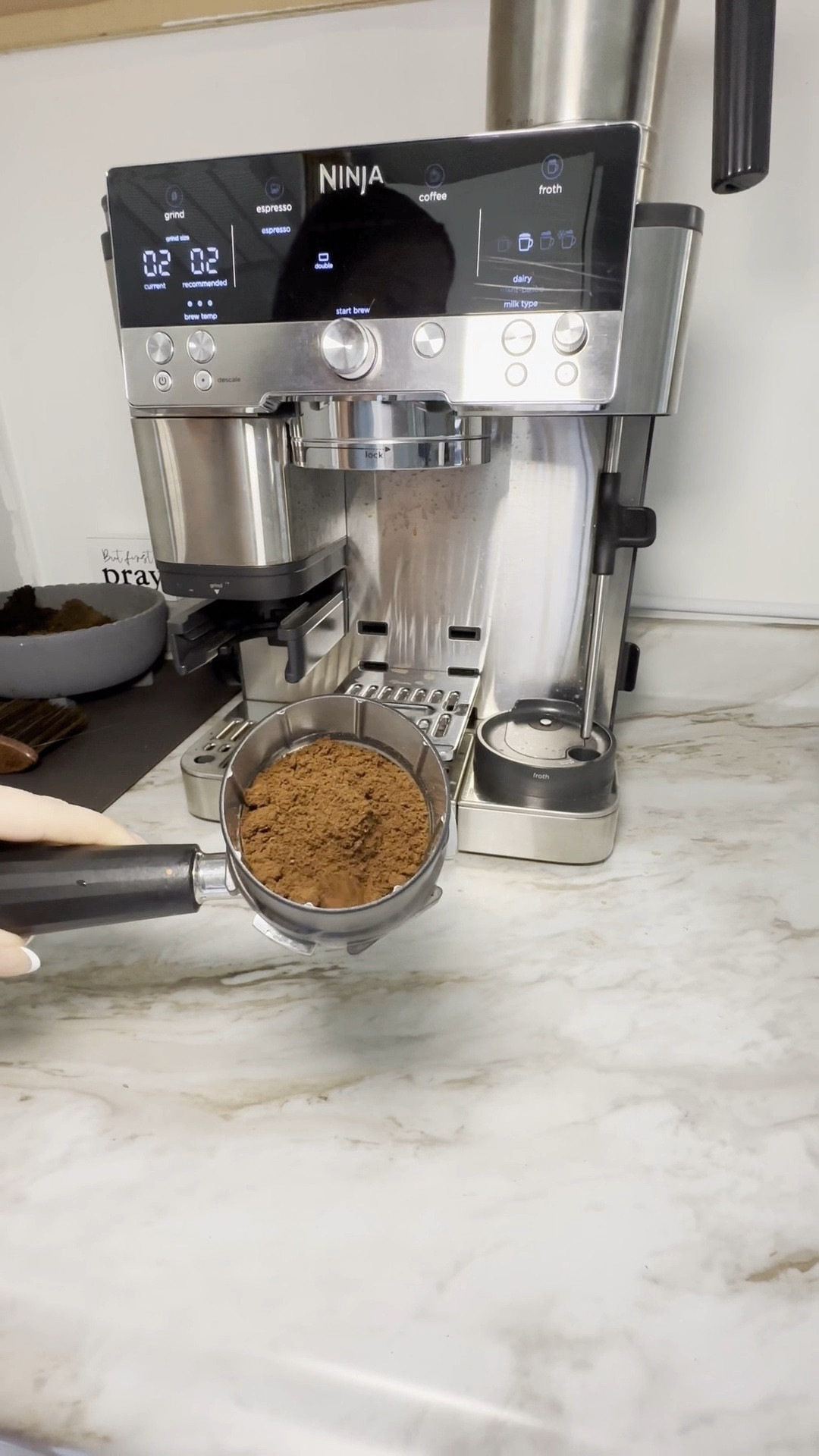 Mornings just hit different when you’ve got your own espresso setup 😍 She’s linked below🤍🫶🏼 

#LTKkitchen #LTKfinds #LTKcoffee #morningroutine #coffeebar #espressomachine #bestcoffee

#LTKSaleAlert #LTKHome #LTKFamily