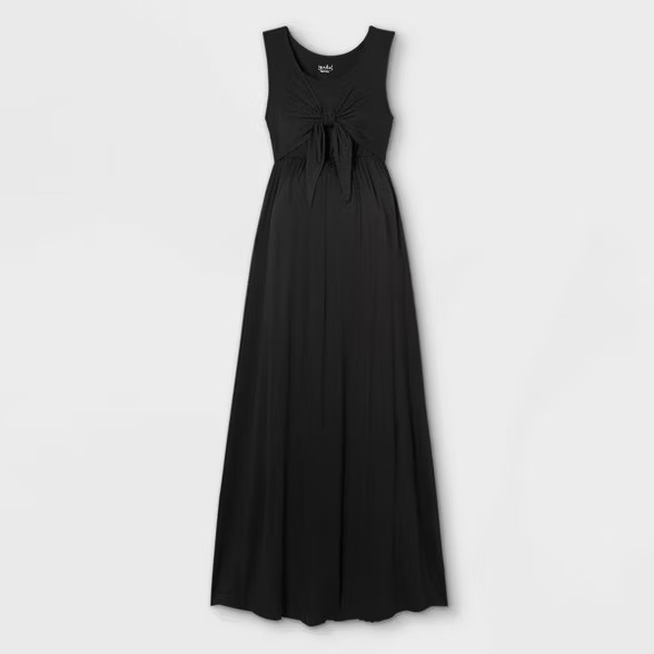 Sleeveless Tie-Front Nursing Maternity Dress - Isabel Maternity by Ingrid & Isabel™ | Target