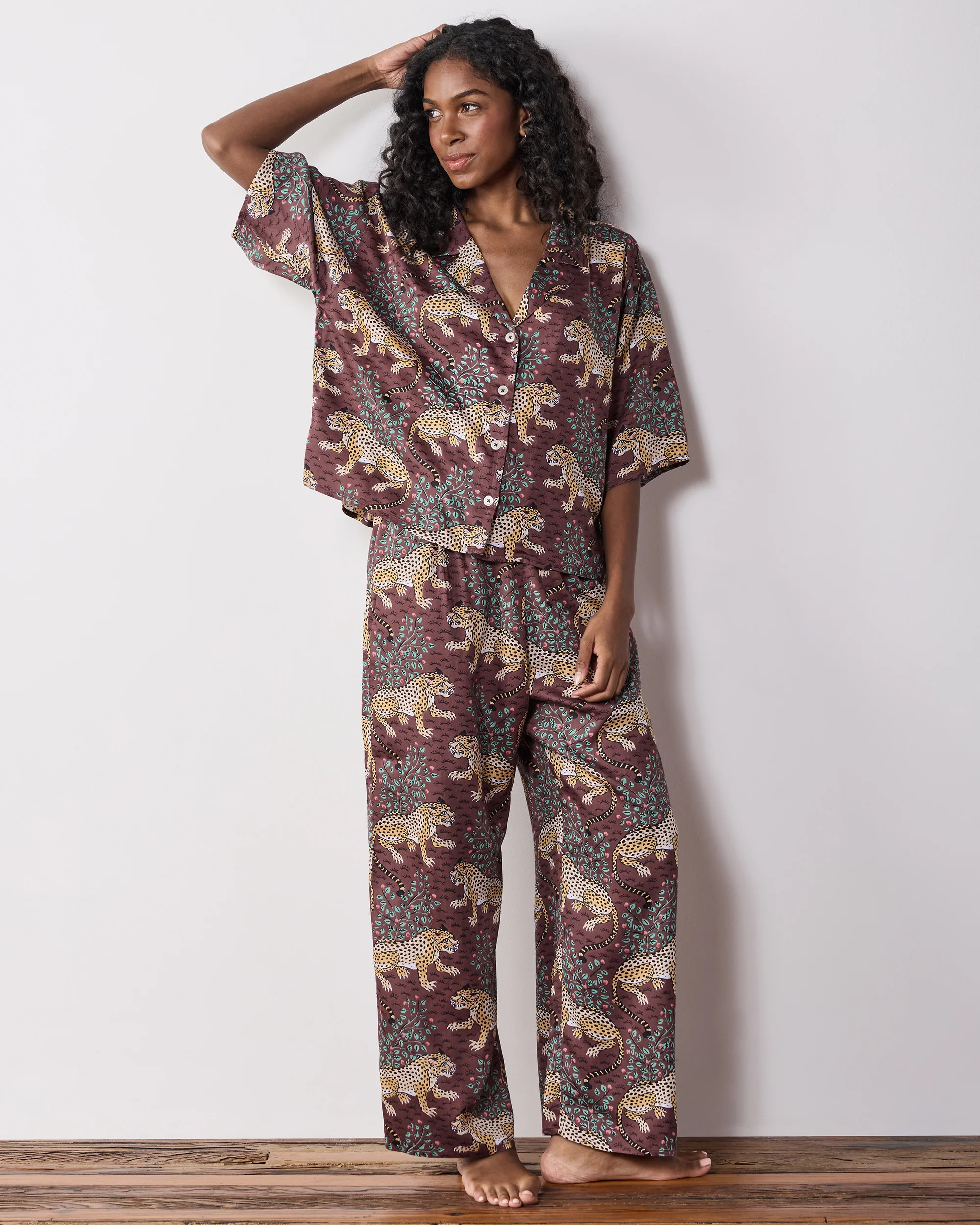 Bagheera - Eco Satin Wildest Dreams Set - Raisin | Printfresh
