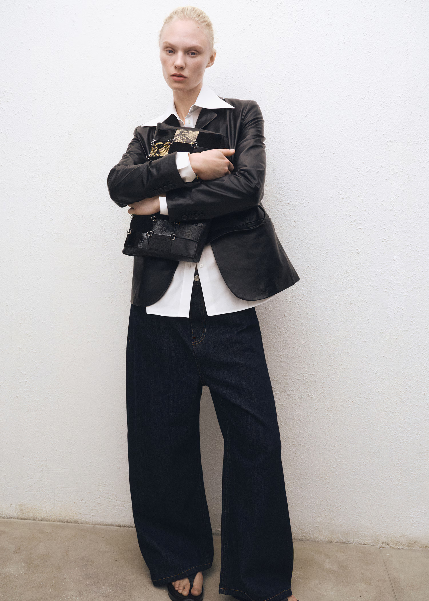 High-rise wideleg jeans rinse wash - Women | MANGO USA | Mango (US/MX/AU)