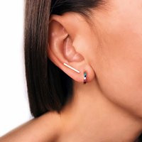 Gold Small Bar Earrings - Simple Brass Minimalist Personalized Gifts Jewelery Handmade Jewelry Gift For Her | Etsy (US)