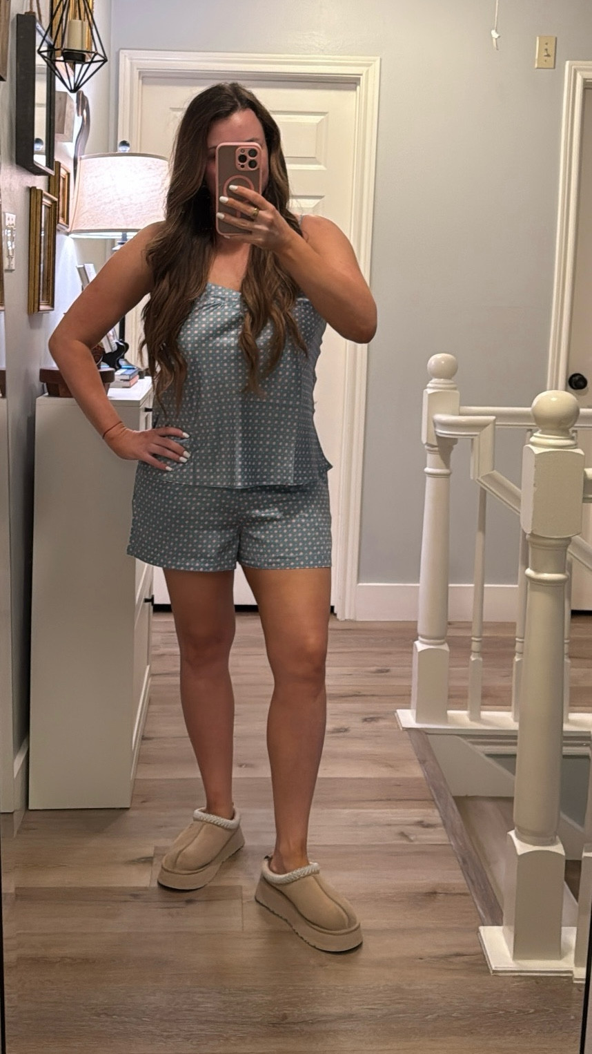 Sharing one of my N Sale purchases! These pajamas are perfect for those warm summer nights and only $34.99! I’m 5’7 for reference and wearing a size medium! 

#LTKSaleAlert #LTKMidsize #LTKFindsUnder50