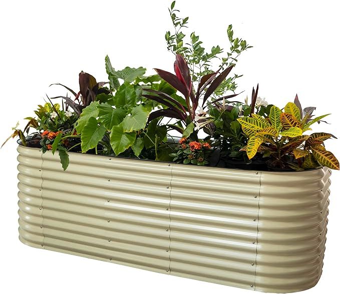 Vego garden 32" Extra Tall Raised Garden Bed Kits, 10 in 1 Modular Raised Planter Box for Vegetab... | Amazon (US)
