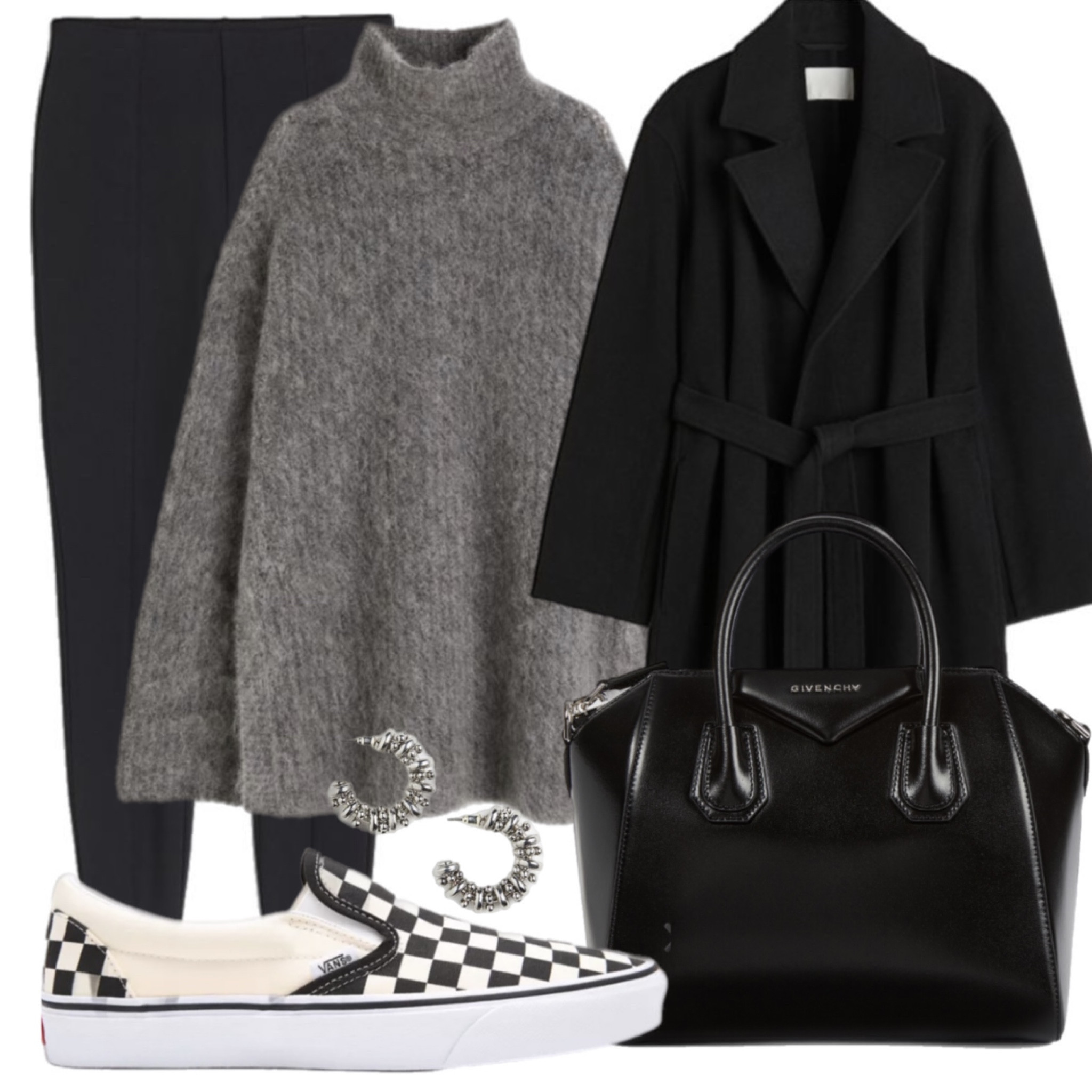 @nosoncoco #ootd #ootdfashion #lookoftheday #outfit #fashion #h&m #blackcoat #vans

#LTKshoecrush #LTKitbag #LTKworkwear