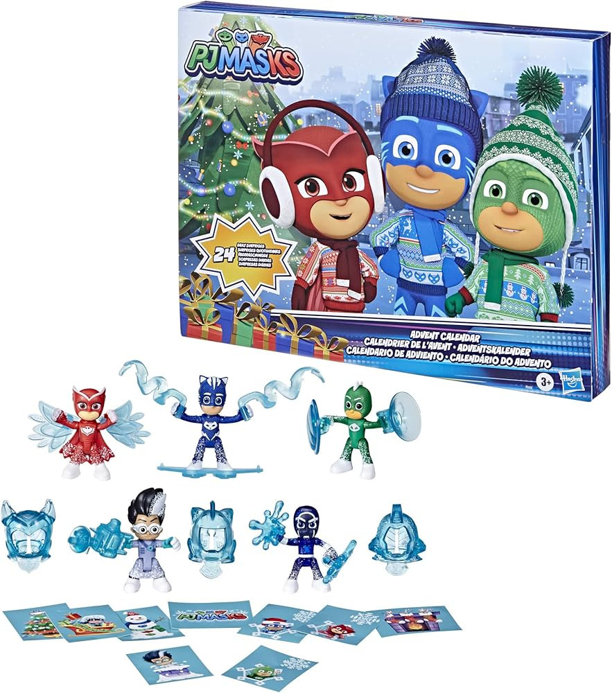 PJ Masks Kids Advent Calendar, 24 Daily Surprise Toys Including PJ Masks Action Figures, Accessor... | Amazon (US)