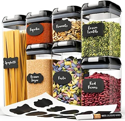 Chef's Path Airtight Food Storage Containers Set - 7 PC - Pantry Organization and Storage 100% Ai... | Amazon (CA)