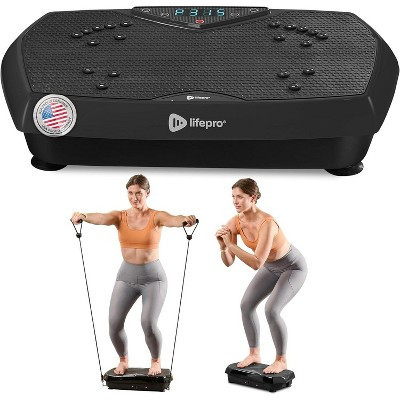 Lifepro HexaPlate Vibration Plate Exercise Machine – Full Body Vibrating Platform with Magnetic Acupoints for Recovery, Toning & Lymphatic Drainage | Target