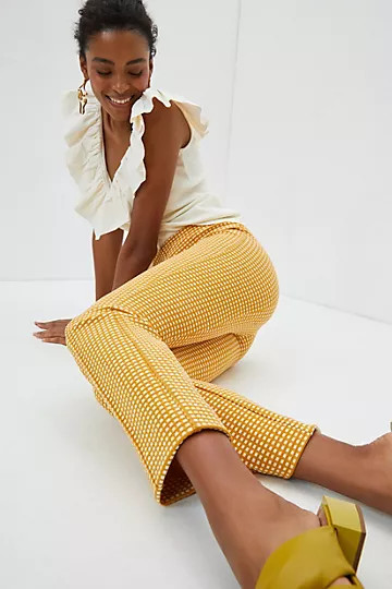 Maeve Mollie Flare Pants | Anthropologie (US)