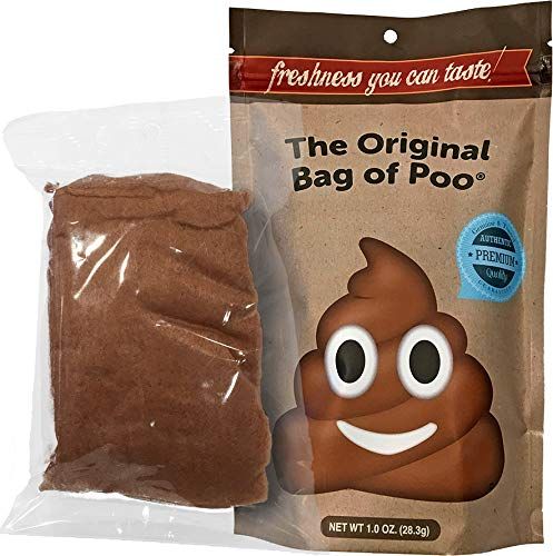 The Original Bag of Poo, Poop Emoji (Brown Cotton Candy) for Novelty Poop Gag Gifts | Amazon (US)