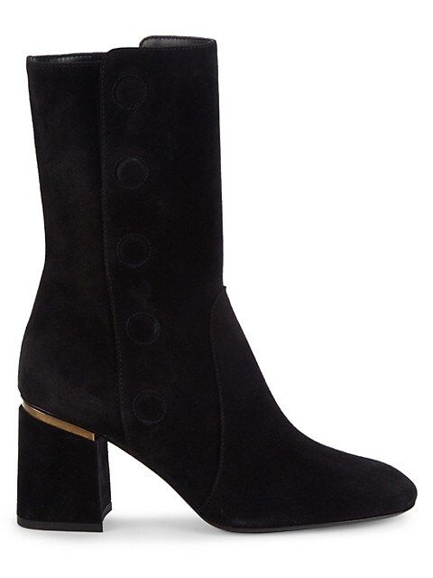 Tod's Suede Mid-Calf Boots on SALE | Saks OFF 5TH | Saks Fifth Avenue OFF 5TH