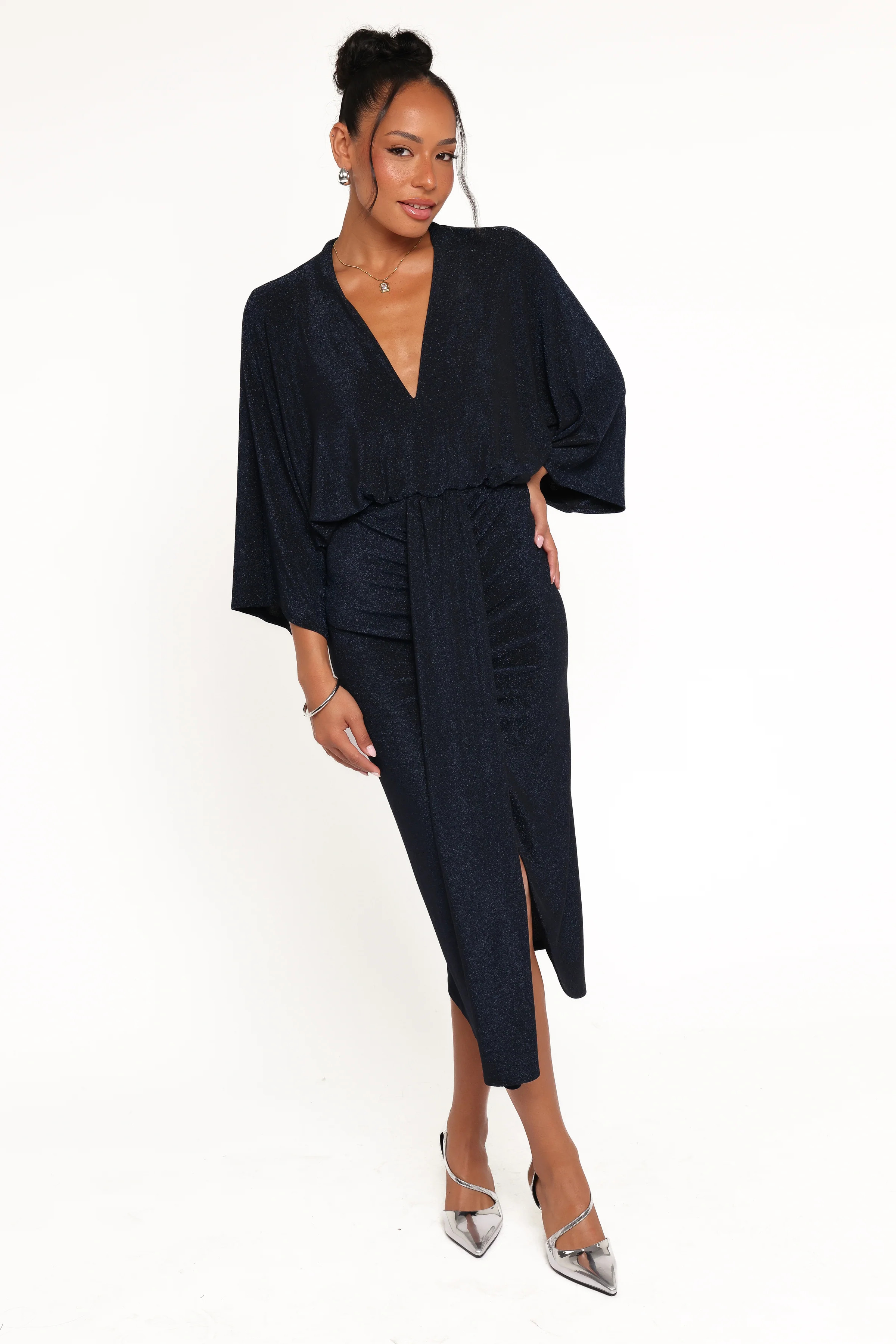 Audrina Maxi Dress - Midnight Blue | Petal & Pup (US)