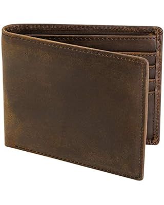 Fossil Men's Leather Slim Minimalist Bifold Front Pocket Wallet | Amazon (US)