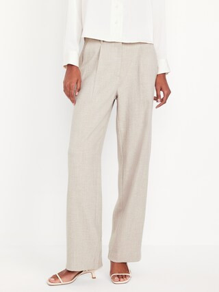 Extra High-Waisted Taylor Wide-Leg Trouser Pants | Old Navy (US)