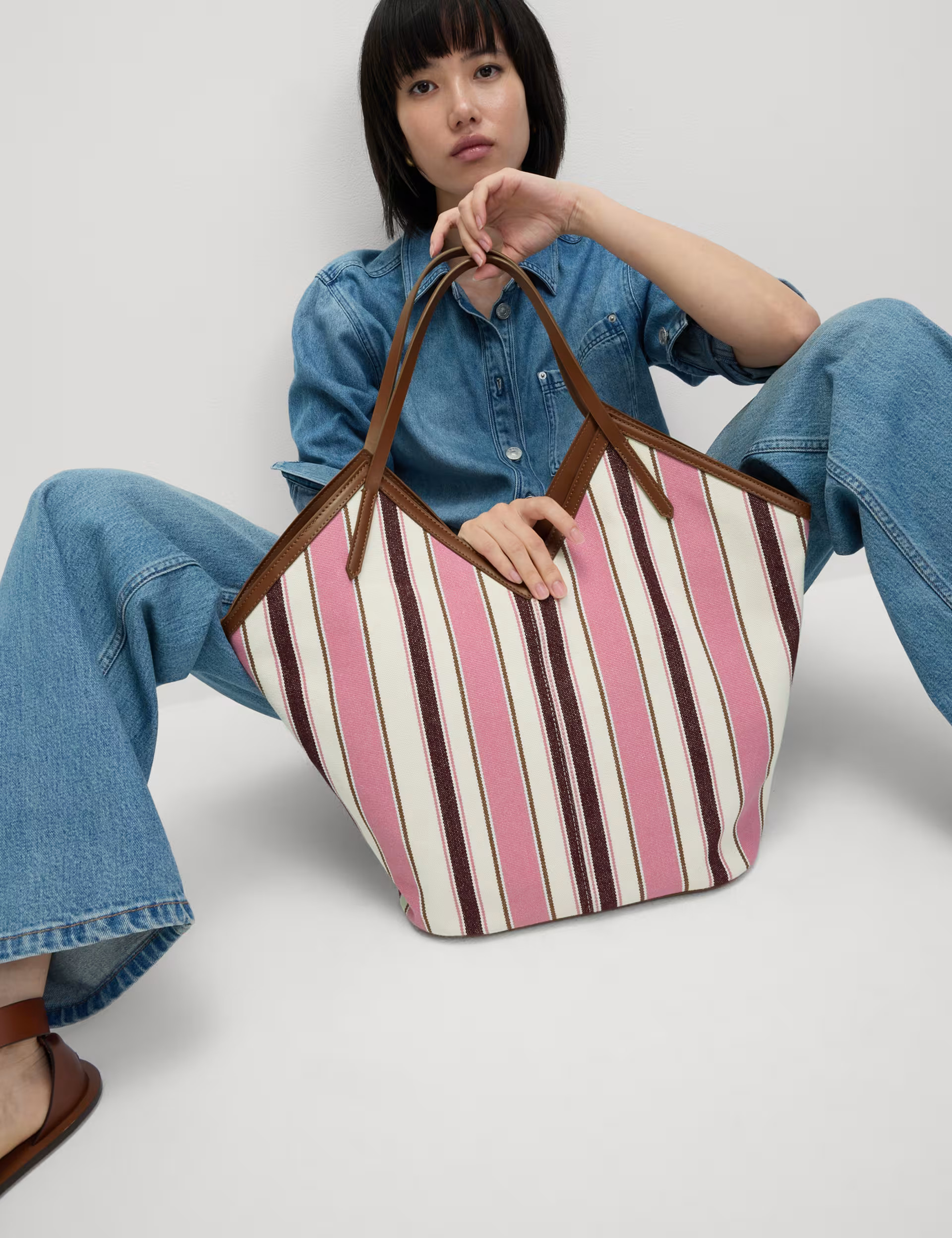 Canvas Striped Tote Bag | Marks & Spencer (UK)